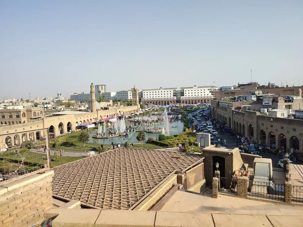 Erbil Main Square from Erbil Citadel