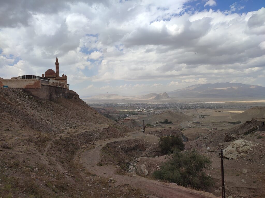View from Ishak Pasha Saray