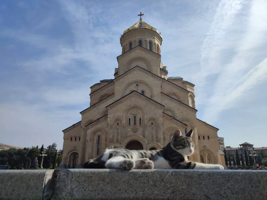 Sameba Cathedral is one the best free things to do in Tbilisi