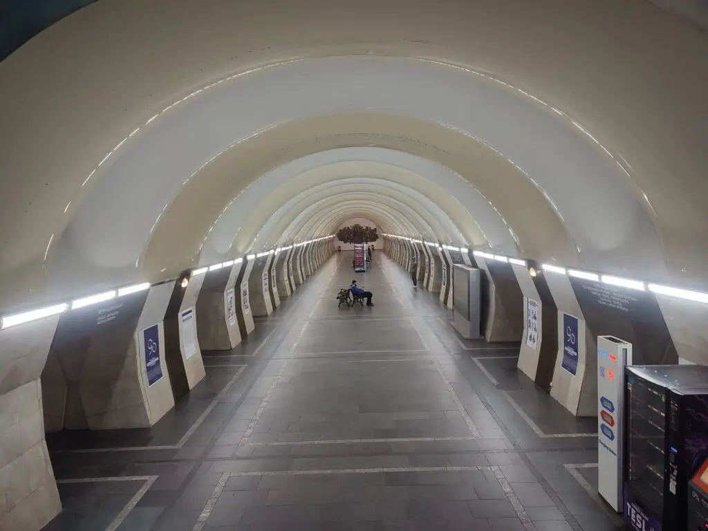 Inside Yerevan subway