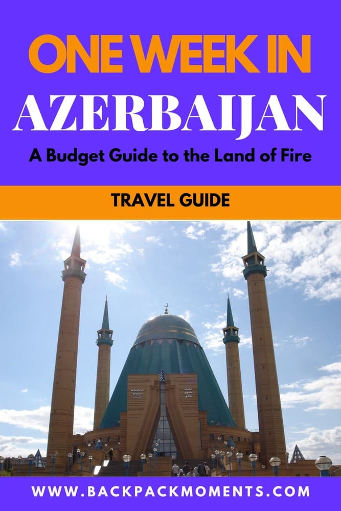 Azerbaijan 1 week itinerary pinterest pin