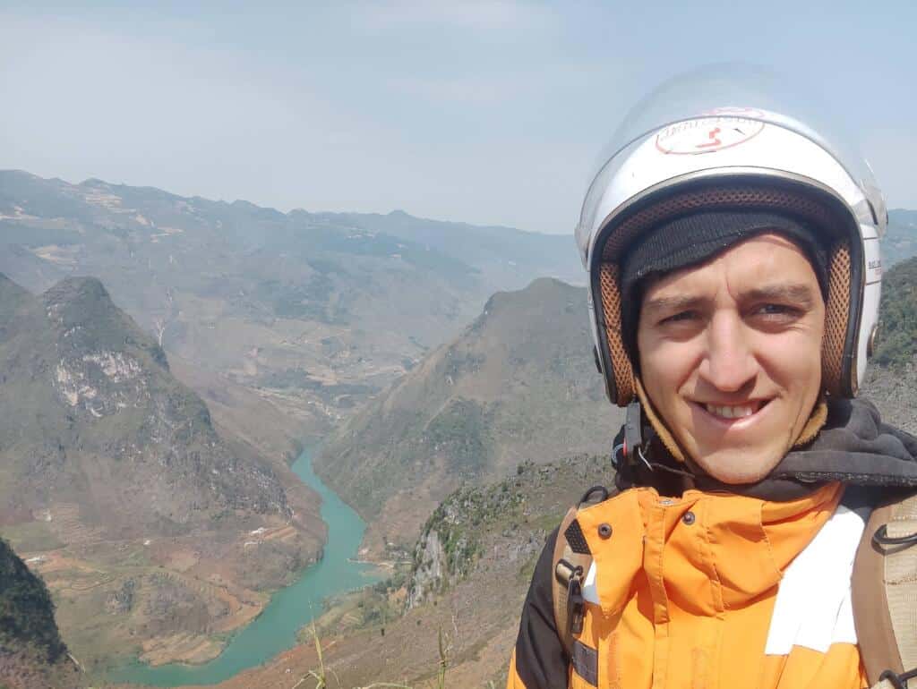 Nho Que River from the Happiness Road near Dong Van in Ha Giang province, Vietnam