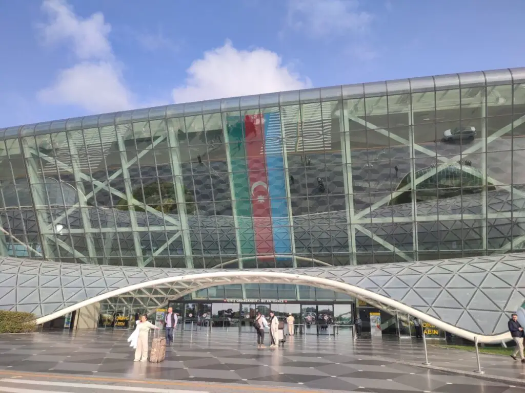 Baku Airport was where I entered Azerbaijan after Armenia