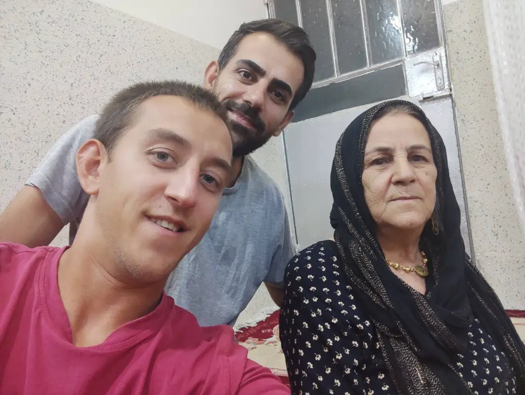 Inside a Kurdish Home with my hosts Araz and his mother