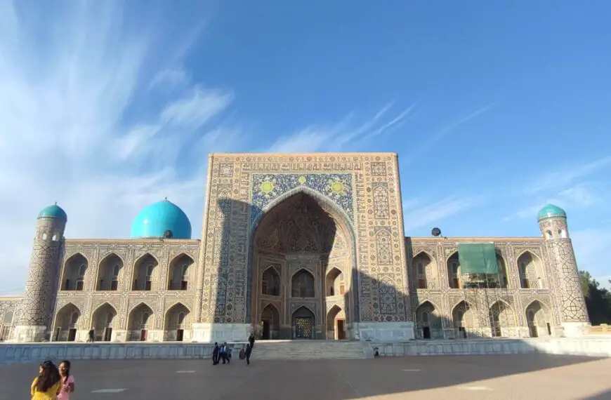 Madrasah in Samarkand, Uzbekistan