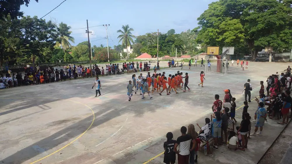 Sport at the school in Baucau