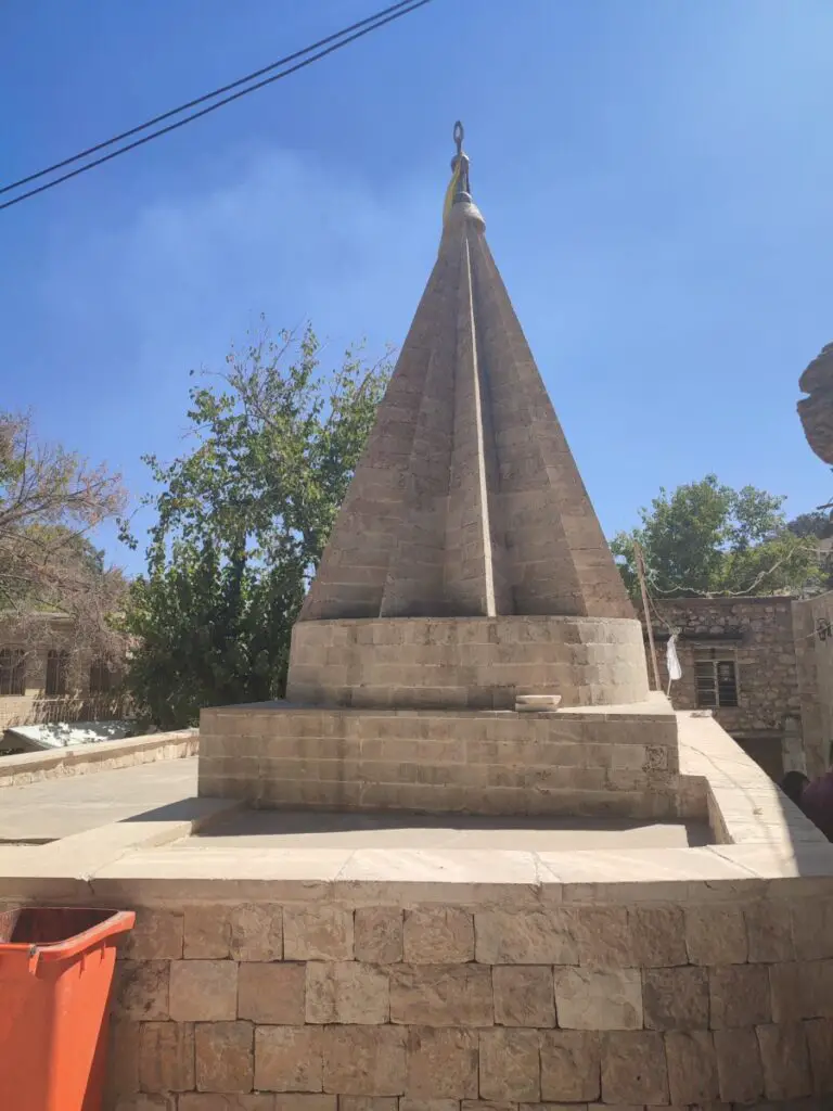 Yazidi shrine inside Lalish