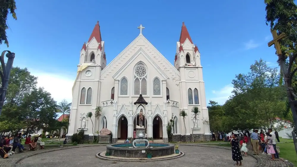 Viqueque Cathedral, one of the biggest in this Timor Leste Travel Guide