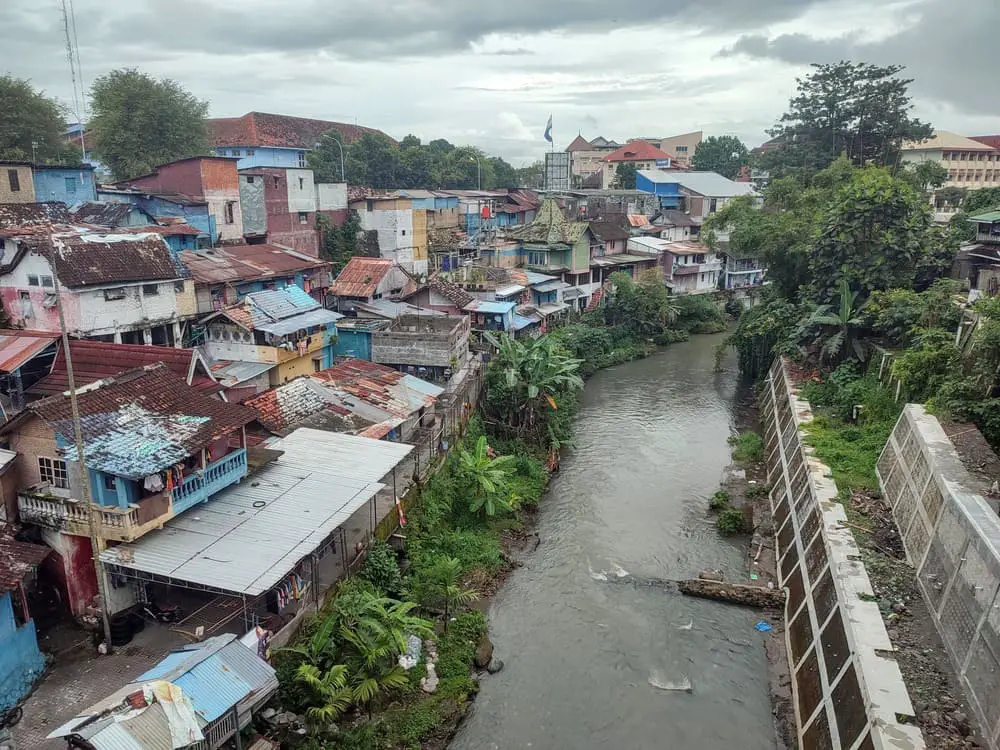 Code river kampung Yogyakarta
