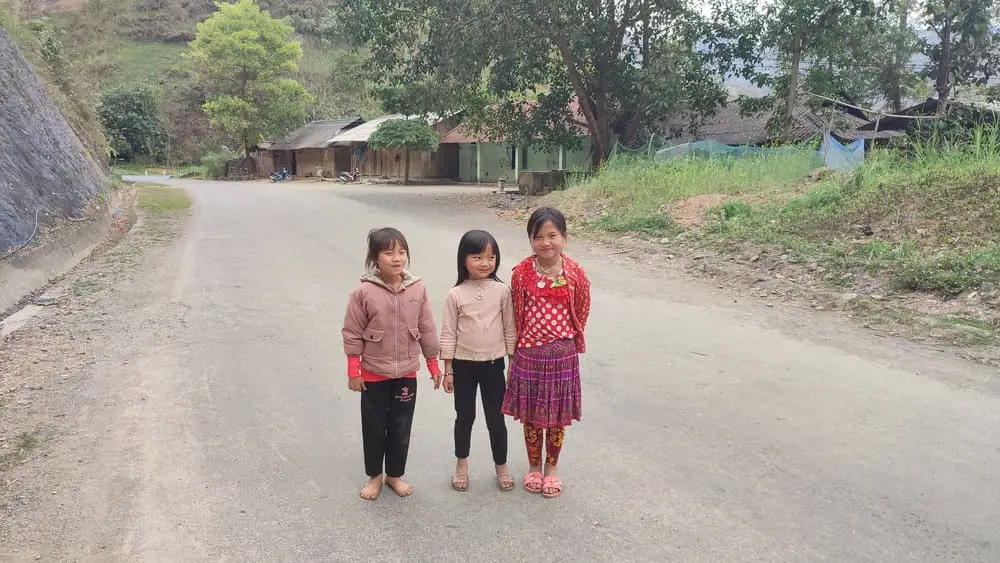 Hmong girls in Ha Giang Province
