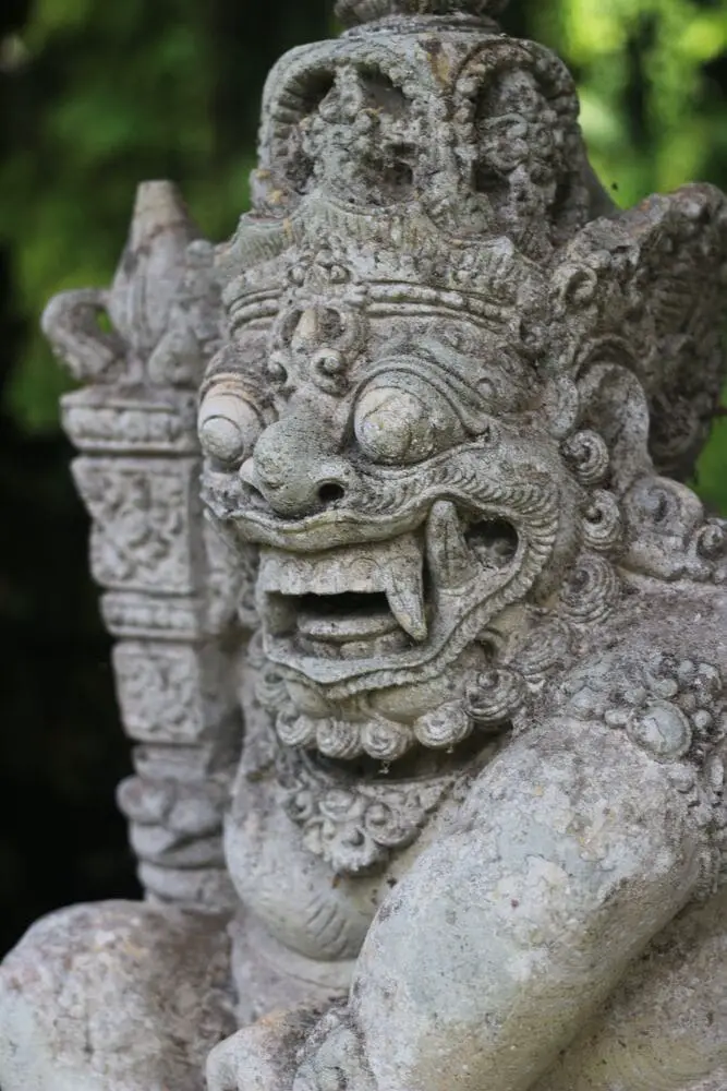 Barong - a monster found on many Hindu temples in Yogyakarta
