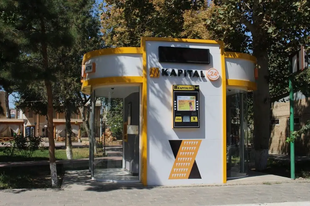 The ATM is a reliable way to get a hold of money in Uzbekistan