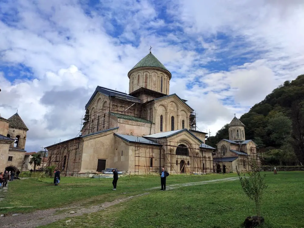 A church inside the Gelati Monastery