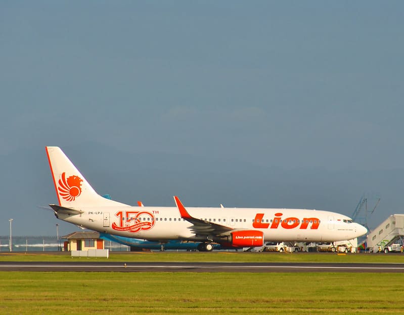 Lion Air plane in standby