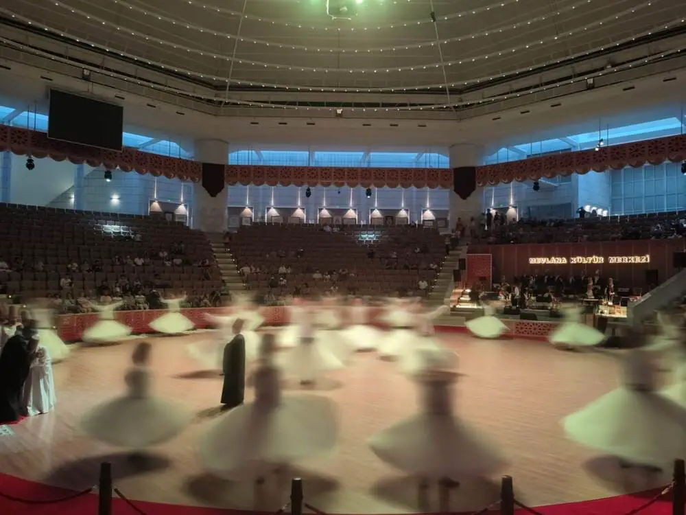 A long exposure picture of the whirling dervish