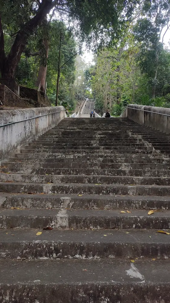The stairs at the Imogiri Royal Cemetery
