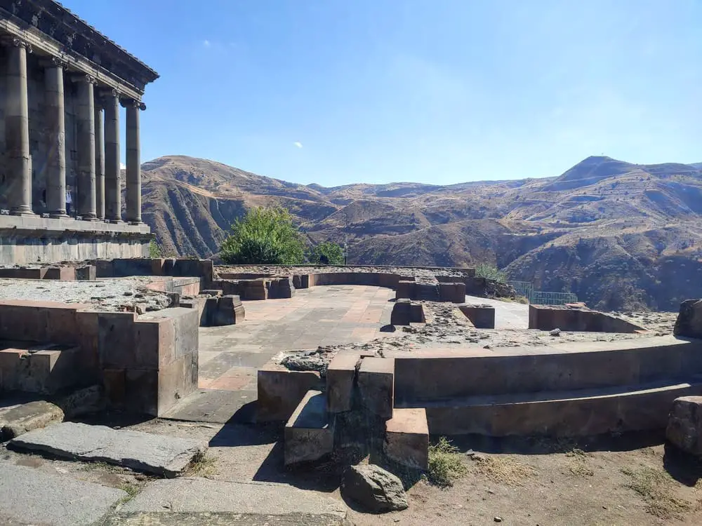 On site of the Garni Temple