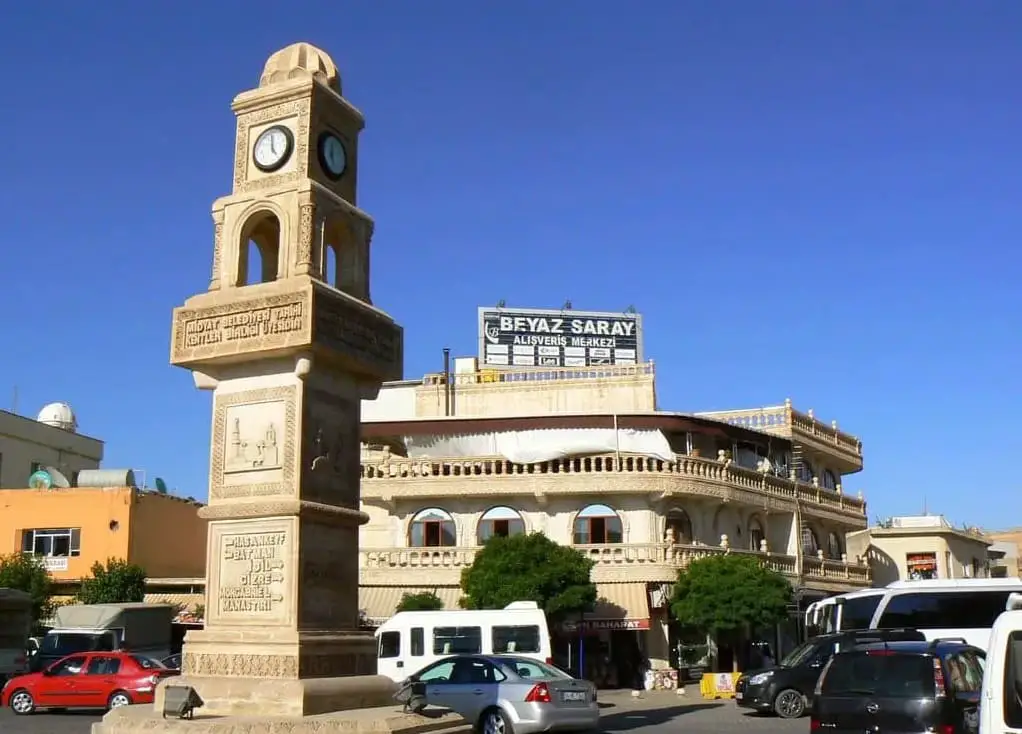 Saat Kulesi, the clock tower in Midyat