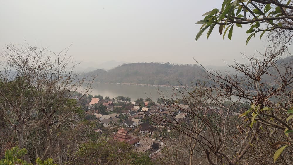Haze over Luang Prabang