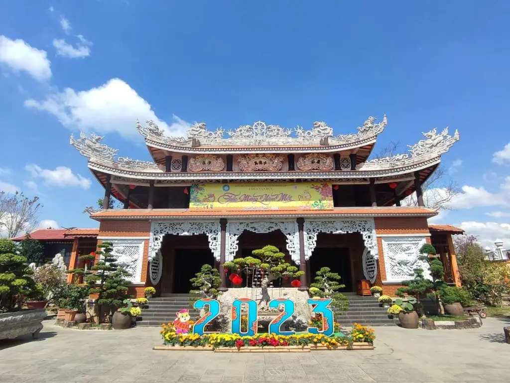 A buddhist pagoda in Vietnam