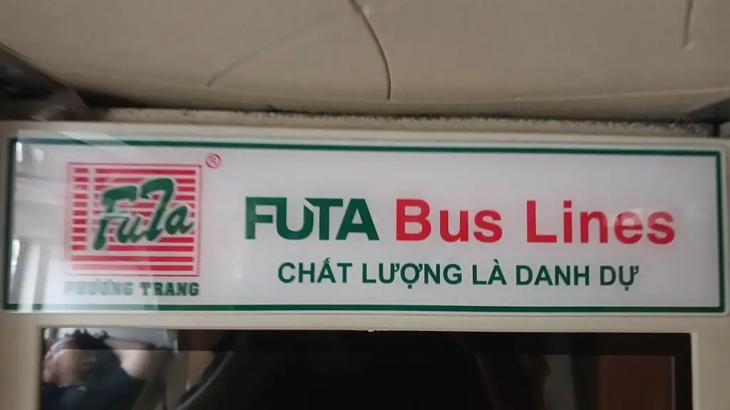 Futa buses sign