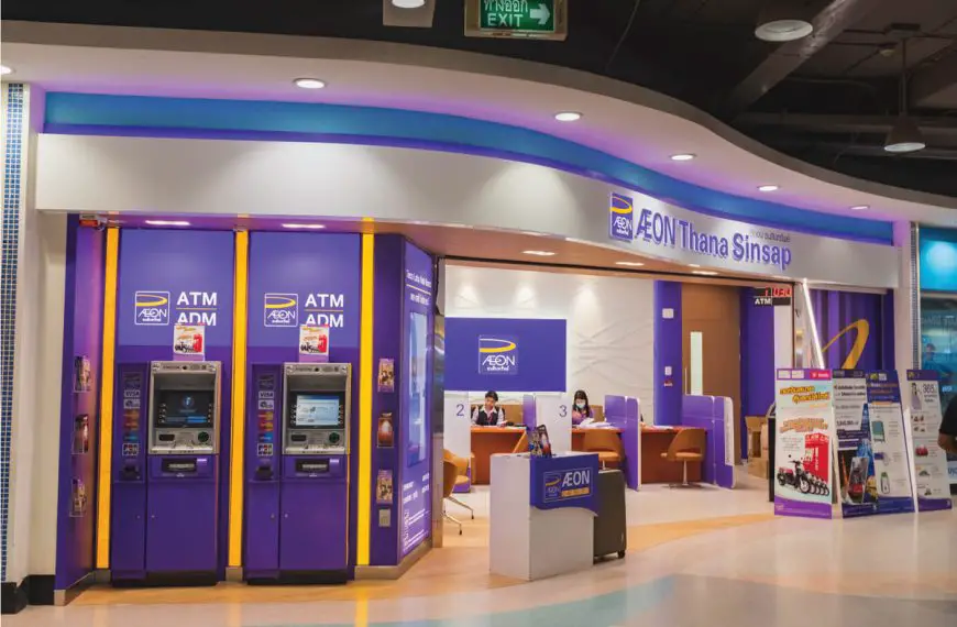 AEON bank branch and ATMs