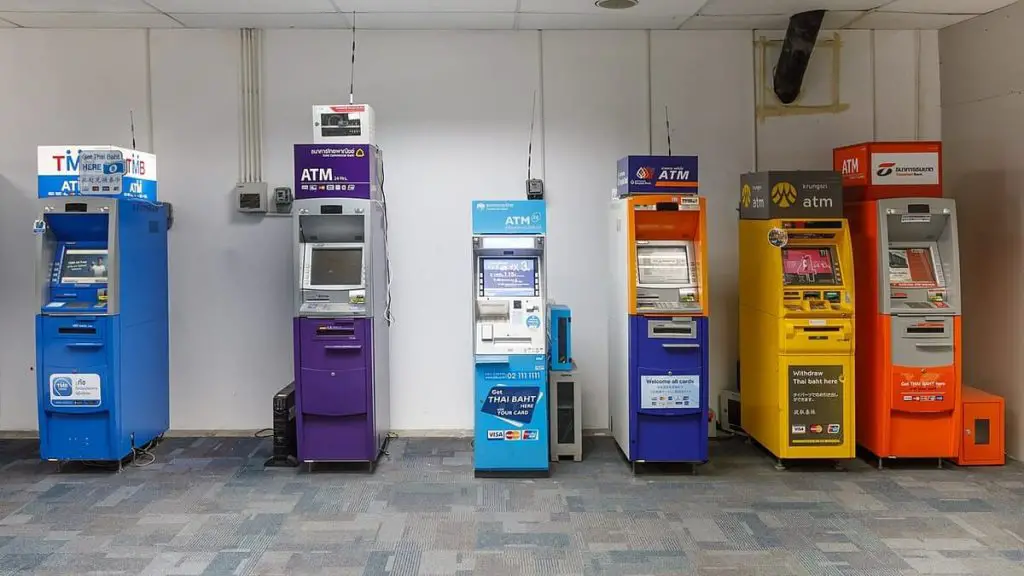 6 different ATMs at Phuket Airport