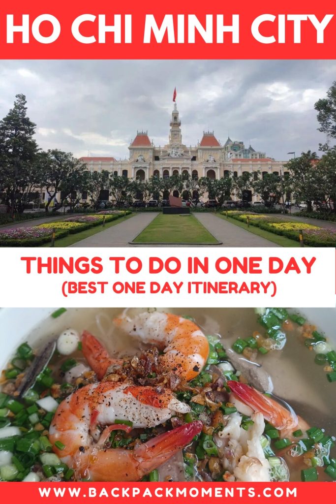 Ho Chi Minh City Itinerary Pinterest Pin