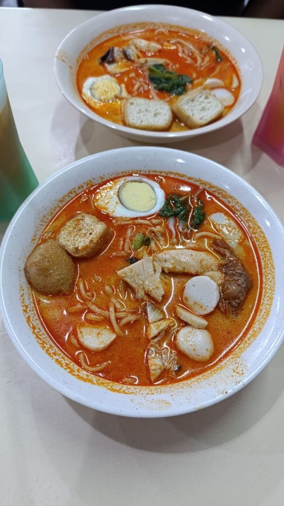 2 bowls of Curry Mee in Malaysia
