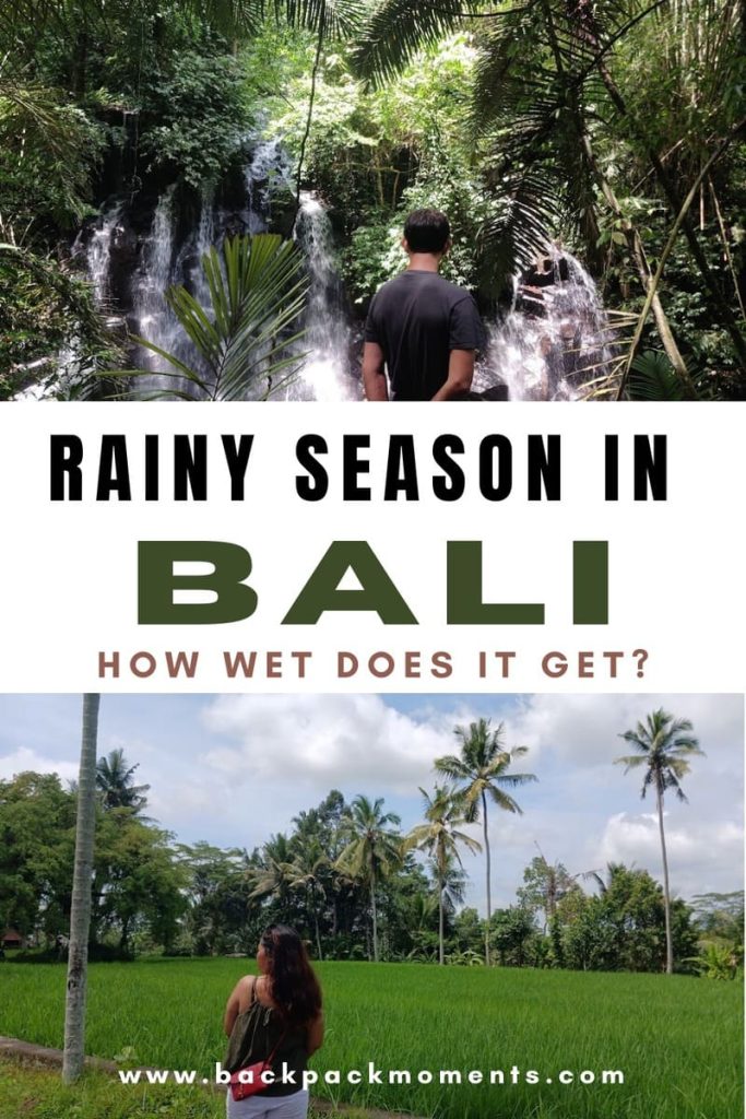Rainy seaon in Bali Pinterest Pin