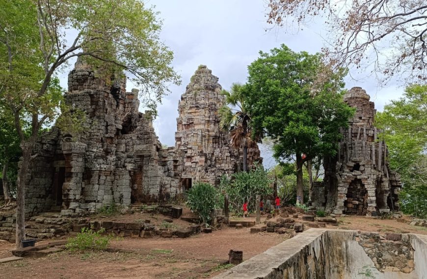 Ancient Angkorian temples in Cambodia