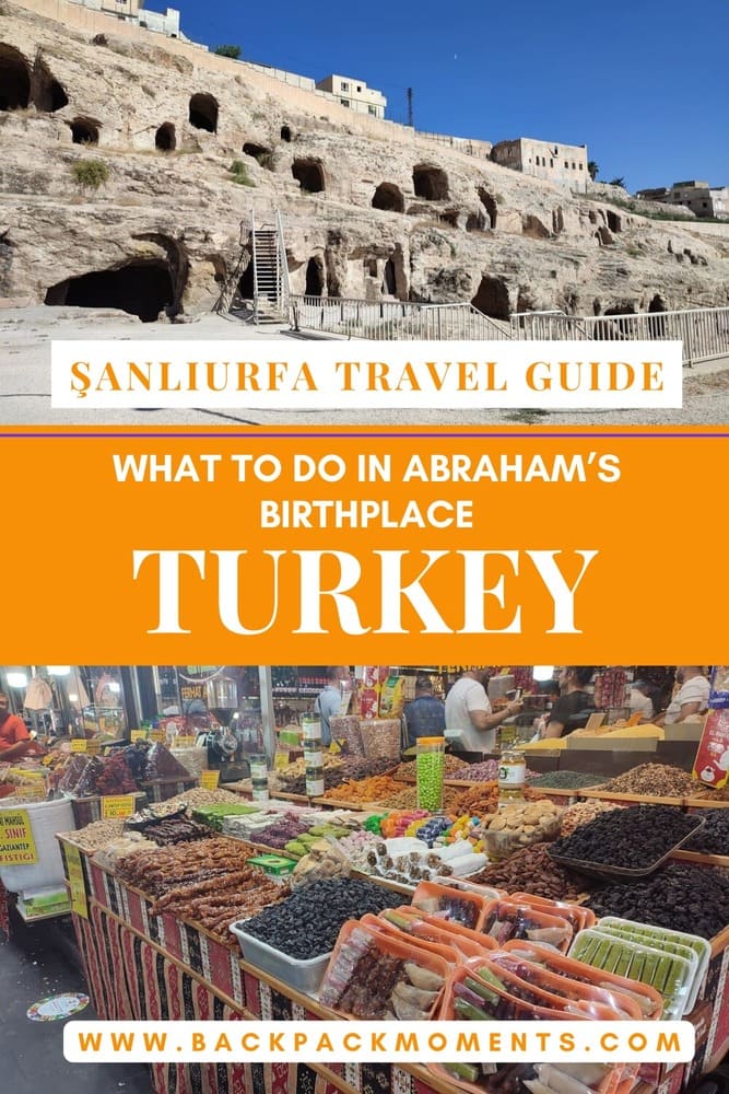 a collage of pics from Sanliurfa used as a Pinterest Pin