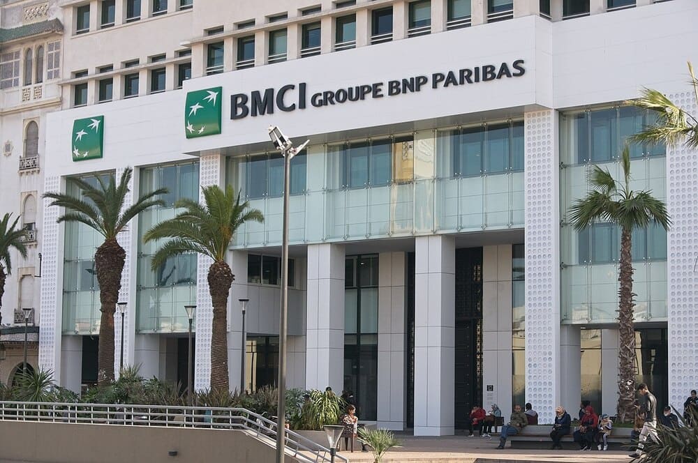 BMCI bank branch in Morocco