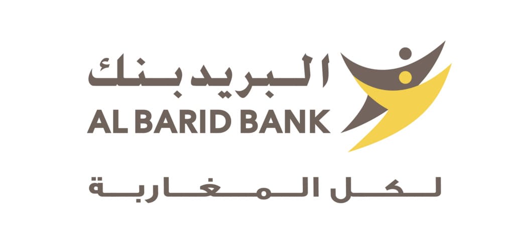 The logo of the Moroccan bank Al Barid.