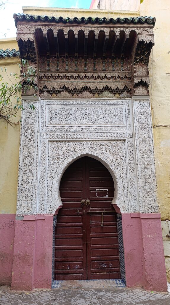 Intricately engraved gate